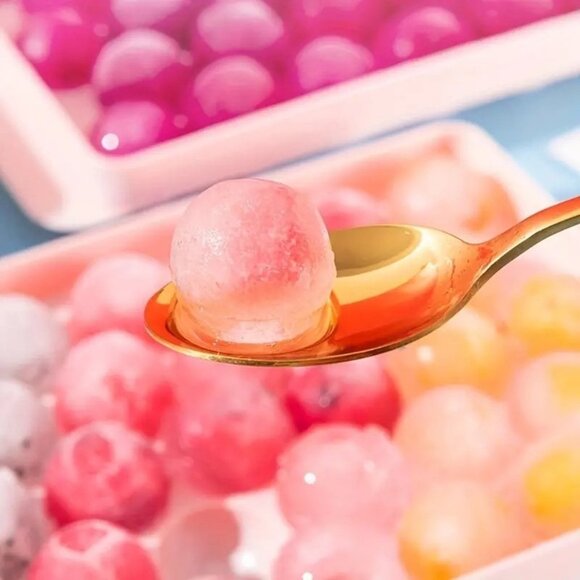 New Multi-grid Random Pink Ice Ball Molds Tray - Picture 3 of 6